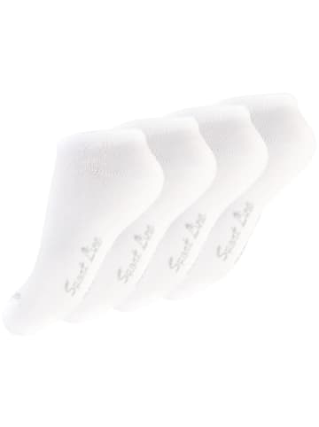 Yenita® Kinder Sneaker Socken 8 Paar, "Sport Line" in Weiss