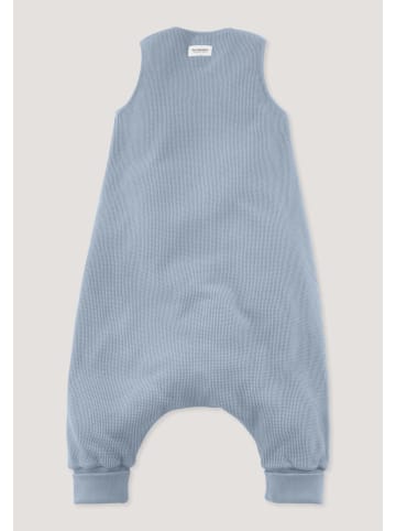 Hessnatur Hessnatur Piquee Schlafsack aus reiner Bio-Baumwolle in helles jeansblau