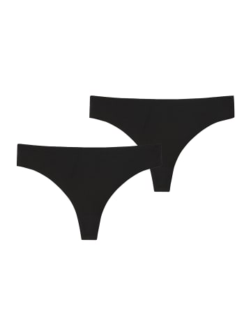 Schiesser String Invisible Soft in Schwarz