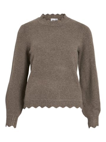 Vila Pullover in taupe - 0001