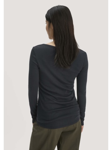 Hessnatur Softrib Longsleeve in schwarz