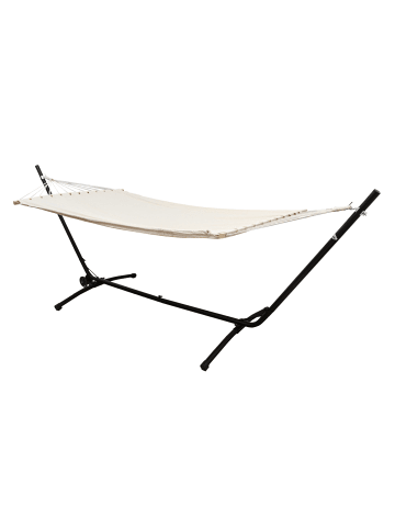 AMANKA Hängematte Ibiza mit Gestell Portofino in beige