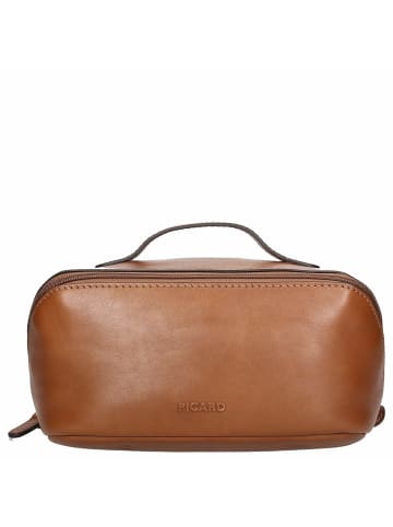 PICARD Toscana - Kulturbeutel 24 cm (schwarz) in camel