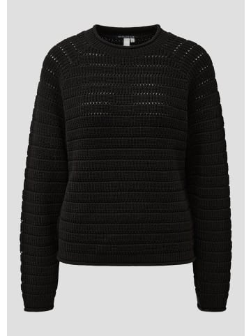 QS Strickpullover in 9999_schwarz