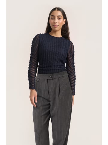 Soaked in Luxury Langarm-Bluse SLSolveig Slim fit in Night Sky