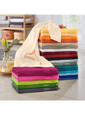 REDBEST Frottier Gästetuch 6er-Pack Chicago in dunkelblau