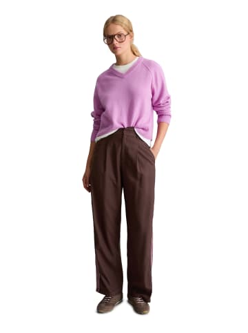 Marc O'Polo DENIM Merino-V-Neck-Pullover regular in Smoky Grape