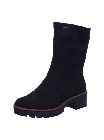 rieker Damen Winterschuhe warm in Schwarz