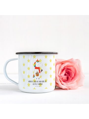 Mr. & Mrs. Panda Tasse Einhorn Pilz mit Spruch in Weiß