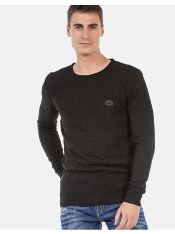 Cipo & Baxx Pullover in BLACK
