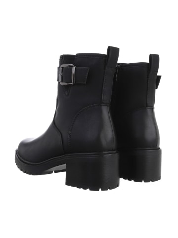 Ital-Design Stiefelette in Schwarz