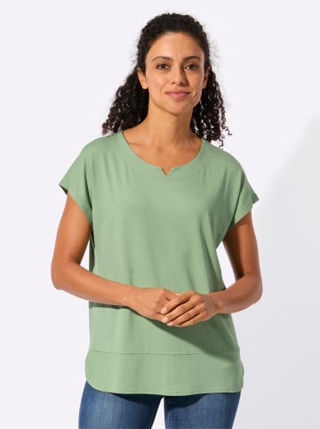 WITT WEIDEN Kurzarmshirt in eucalyptus