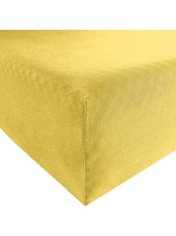 Erwin Müller Single-Jersey Spannbettlaken Freising in gelb