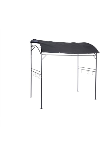 relaxdays Grill Pavillon in Anthrazit - (B)220 x (H)220 x (T)150 cm