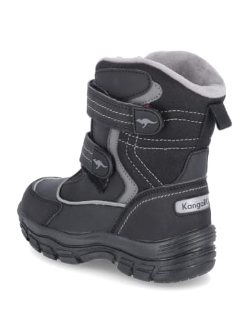 Kangaroos Stiefel in schwarz