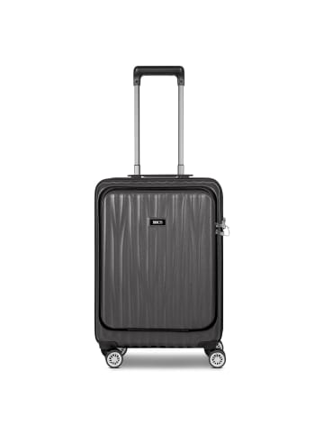 BRIC`s Cervia 2.0 4 Rollen Kabinentrolley S 55 cm Laptopfach mit Dehnfalte in dark-grey