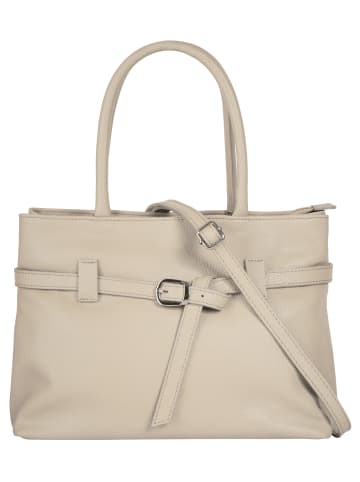 Cluty Handtasche echt Leder in beige