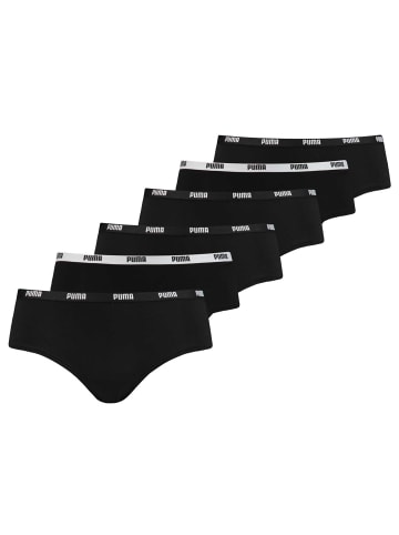 Puma Panty 6er Pack in Schwarz