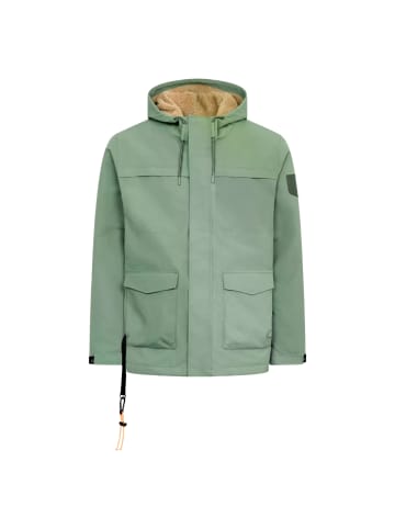 Derbe Jacke Dog in hedge green/caramel
