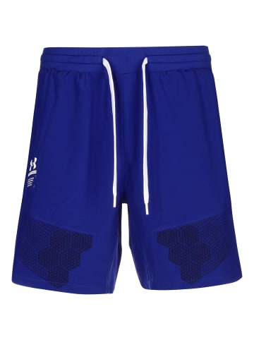 Under Armour Trainingsshorts Armourprint Woven in blau / weiß