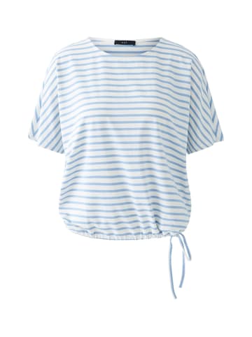 Oui T-Shirt in white blue