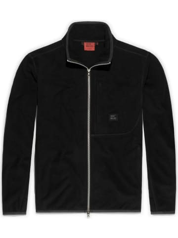 Vintage Industries Fleecejacke/Fleecepullover in Schwarz