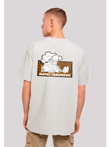 F4NT4STIC Oversize T-Shirt Pinocchio Maybe Tomorrow in lightasphalt