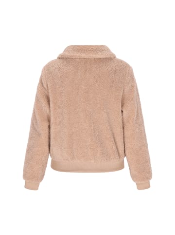 Swirly Women Jacket in Beige