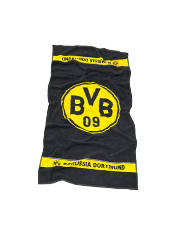 BVB BVB-Duschtuch Emblem 70x140 cm in schwarz