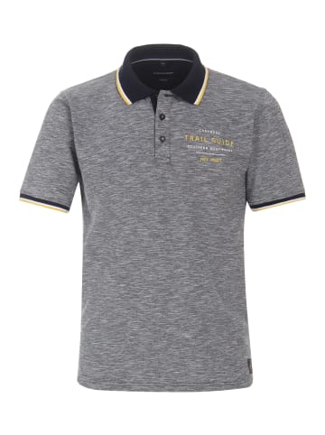 CASAMODA Polo-Shirt in graues Mittelblau