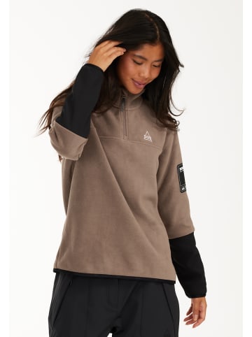 SOS Fleece-Pullover Laax in 1137 Pine Bark