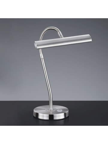 Licht-Erlebnisse Tischlampe EEK F (B)18 x (L)12 x (H)35 cm in Nickel matt