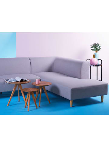 Beliani 3er-Set Couchtisch VEGAS in Heller Holzfarbton