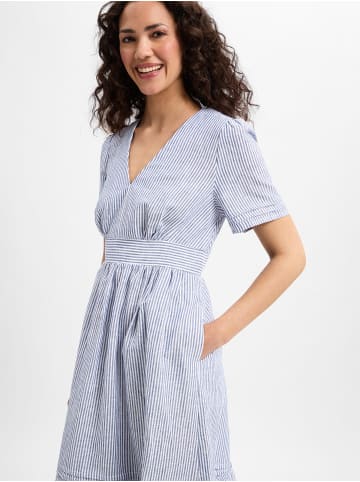 Ambiance Kleid in marine weiß - 0001