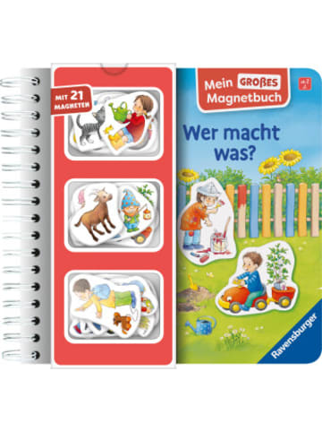 Ravensburger Verlag GmbH Buch - Mein großes Magnetbuch - Wer macht was?