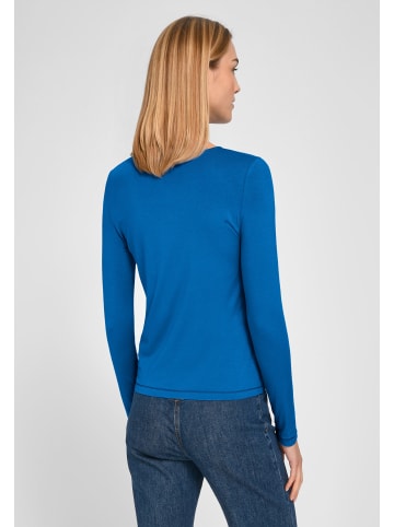 include Langarmshirt Viscose in koenigsblau