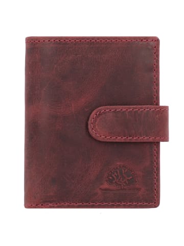 Greenburry Vintage Geldbörse RFID Schutz Leder 10 cm in rusty red