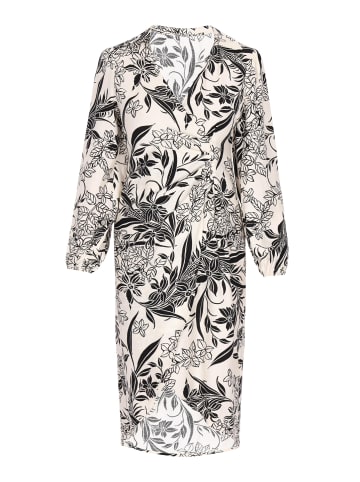 Albee Women Dress in Offwhite Black