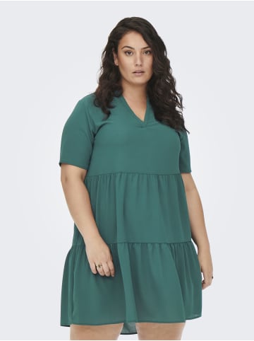 ONLY Carmakoma Kleid in Deep Teal