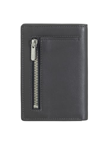 DuDu Capri Geldbörse RFID Schutz Leder 8 cm in anthracite mosaic