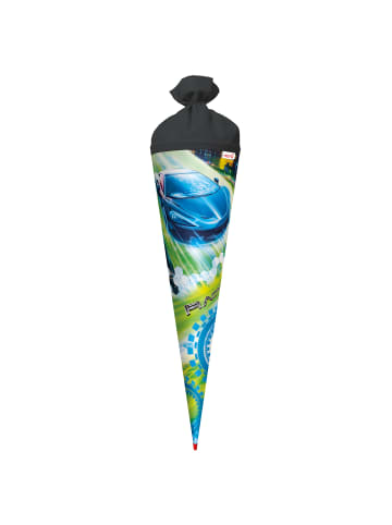 ROTH Schultüte groß Racing 70 cm in Hellblau