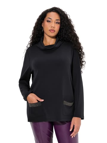 Ulla Popken Sweatshirt in ebenholz