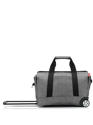 Reisenthel traveling allrounder L - Rollenreisetasche 49 cm (leo macchiato) in twist silver