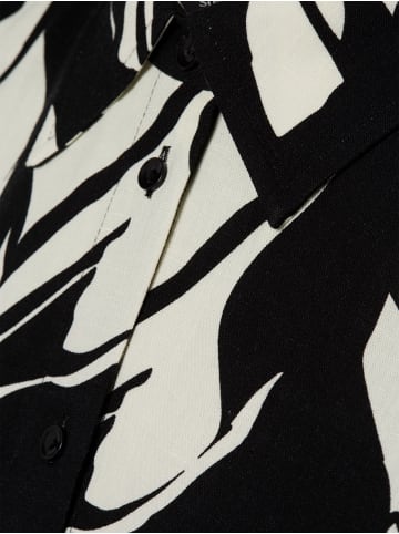 Someday Bluse Zerlian floral in schwarz weiß