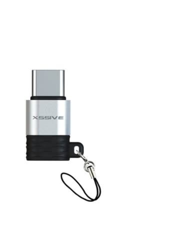 COFI 1453 Micro zu USB Type C Adapter Power Charging Converter Fast & Quick in Schwarz