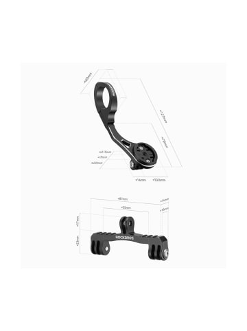 Rockbros FK-301 Lenkerhalter 2in1 Fahrrad