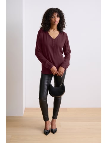 Kaffe Langarm-Bluse Amber Regular fit in Dark Jewel