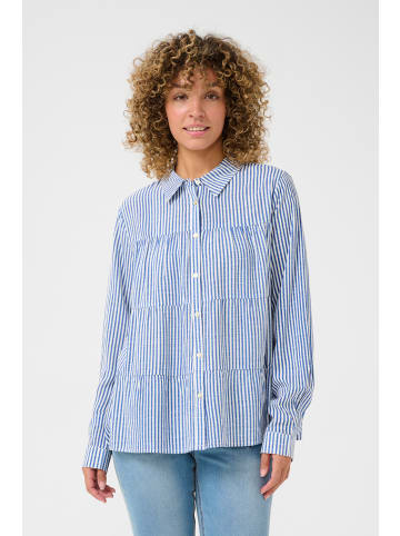 Cream Langarm - Hemd CRTiah A-shape in Blue Milkboy