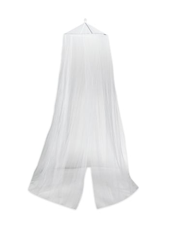 HOBERG Moskitonetz Bett weiß mit Aufbewahrungsbeutel Weiß