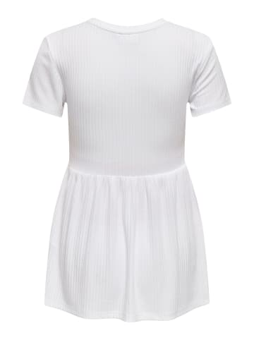 ONLY Top mit Schößchen in White